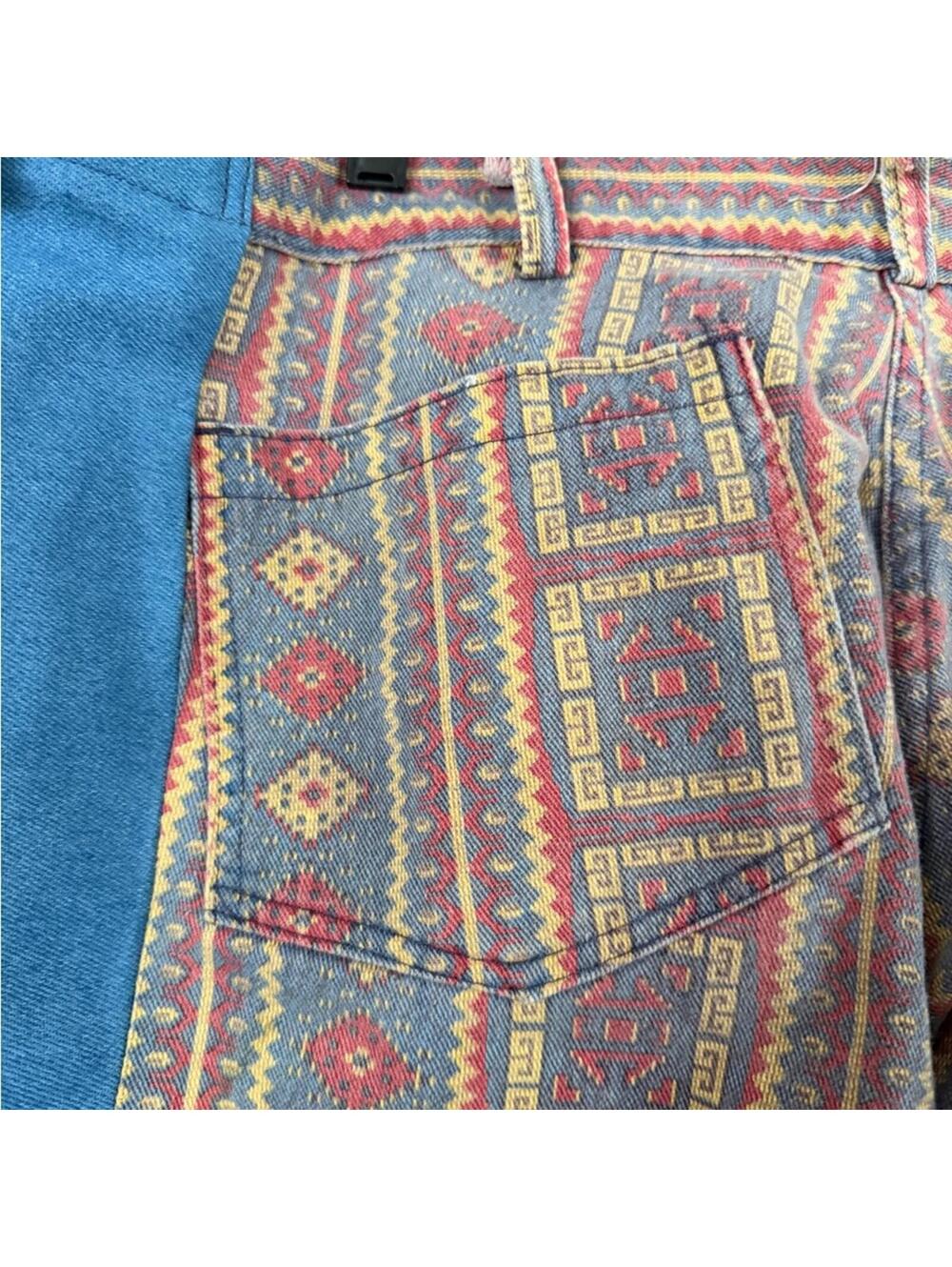Seafarer Intuit Aztec Print Colorblock Flare Pants - Picture 6 of 9